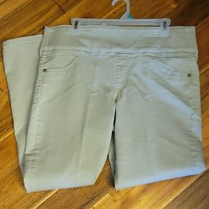 Khaki stretch pants Sz12